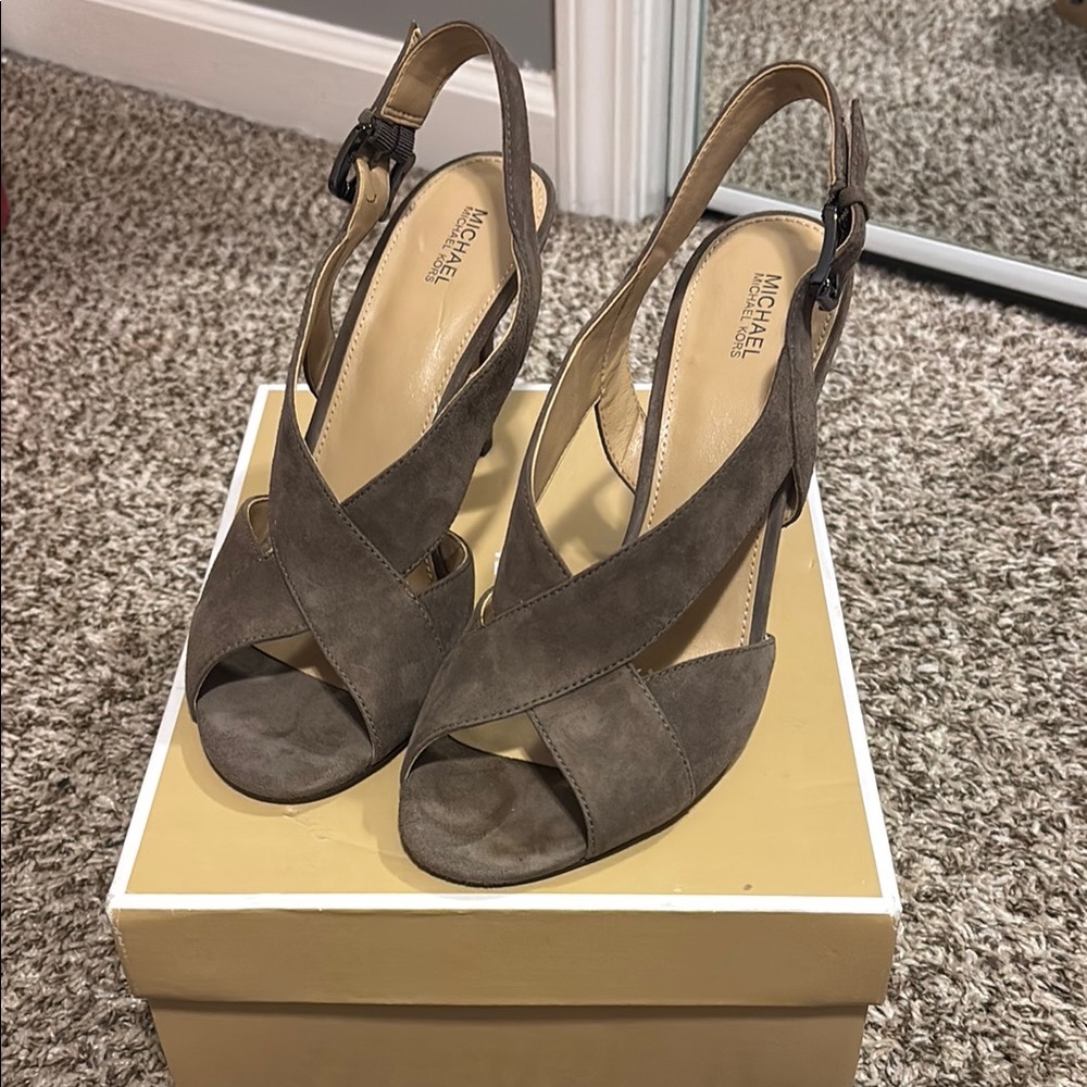 Michael Kors heel sandals size 10